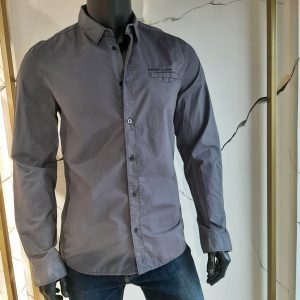 GUESS MEN'S SHIRT GREY LOS ANGELES