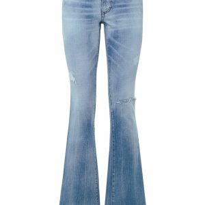 DSQUARED FLARED LOWRISE DENIM JEANS