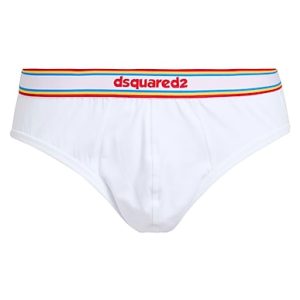 DSQUARED MEN'S BRIEF SPORT TAPE COTTON STRETCH