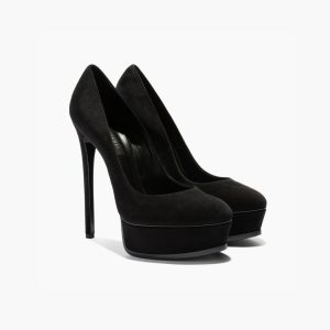 CASADEI PANTOFI CU PLATFORMĂ - FLORA - NEGRI