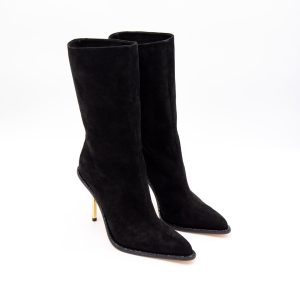 BLACK SUEDE LEATHER BOOTS TAMARA MELLON
