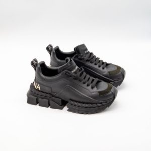 DOLCE & GABBANA SUPER KING SNEAKERS - NEGRI