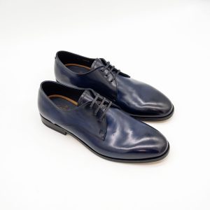 FABI - PANTOFI DERBY - PIELE NATURALĂ SILKANIL - ALBAȘTRI