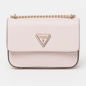 GUESS – GEANTĂ MINI ROZ CU LANT AURIU