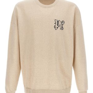FELPA BEIGE/BLACK PALM ANGELS