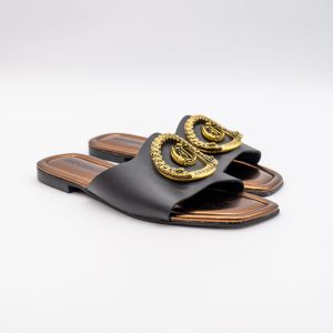 JUST CAVALLI SANDALE DAMĂ FONDO ELISIE-BLACK