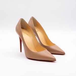 CHRISTIAN LOUBOUTIN MISS Z 80 LEATHER PUMPS