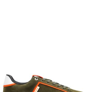 BALMAIN KHAKI ‘B-COURT’ SNEAKERS
