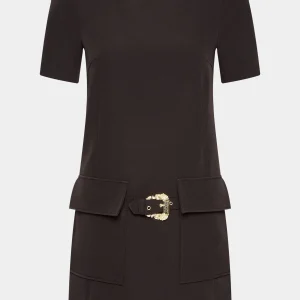 VERSACE JEANS COUTURE DAY BLACK DRESS REGULAR FIT
