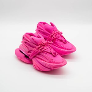 SNEAKERS DAMĂ BALMAIN UNICORN MULTI-MATERIAL ROZ