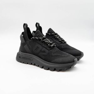 DSQUARED HARREN LOGO-JACQUARD SNEAKERS