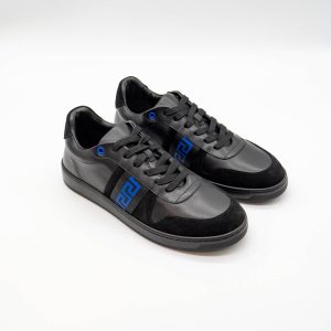 VERSACE SNEAKERS LA GRECA BLACK & BLUE