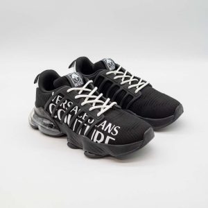 VERSACE JEANS COUTURE BLACK SNEAKERS