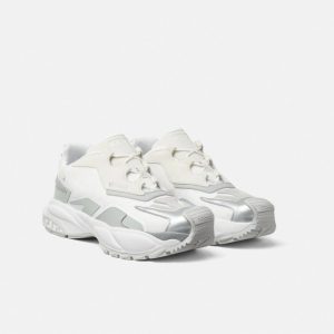 VERSACE MERCURY LOW TOP CALF LEATHER WHITE