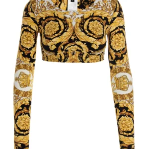 VERSACE CROP-TOP "BAROCCO PRINT"