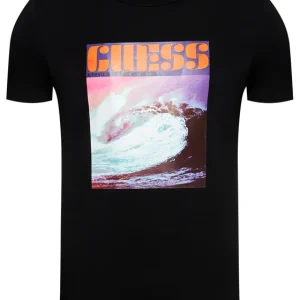 GUESS BLACK T-SHIRT SLIM FIT