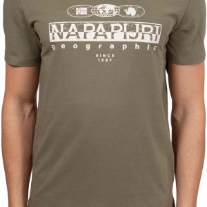 T-SHIRT NAPAPIJRI "SALFRIN" GREEN LICHEN