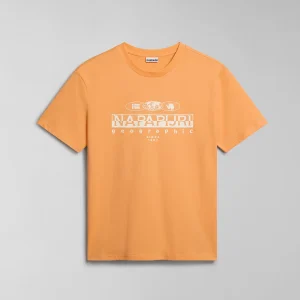 T-SHIRT NAPAPIJRI "SALFRIN" ORANGE MOCK